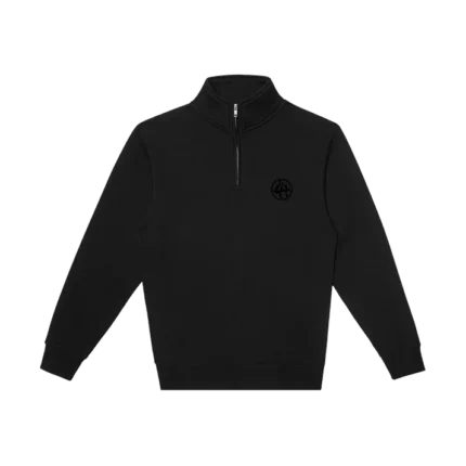 LOST HILLS LHEX0002 PREMIUM QUATER ZIP - BLACK