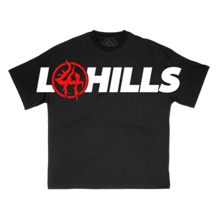 LOST HILLS LHBF003 TSHIRT - BLACK