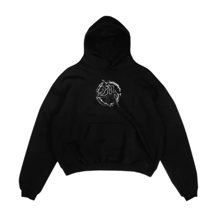 LOST HILLS LHBF007 HOODY - BLACK