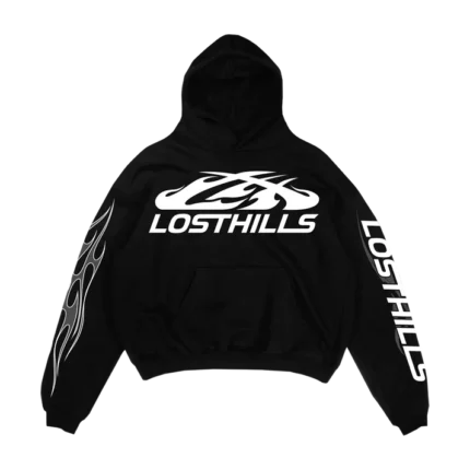 LOST HILLS LHBF008 HOODY - BLACK
