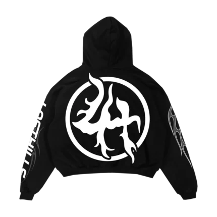 LOST HILLS LHBF008 HOODY - BLACK