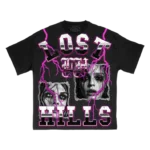 LOST HILLS LH6006 TSHIRT - BLACK