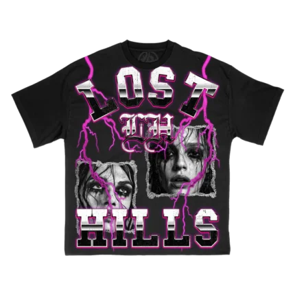 LOST HILLS LH6006 TSHIRT - BLACK