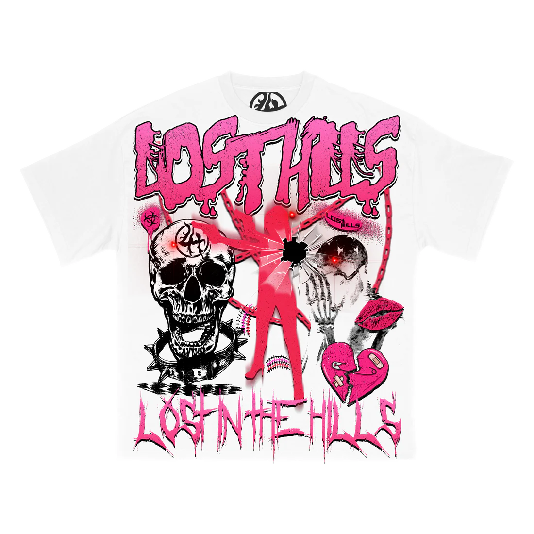 LHD6_39 (1) LOST HILLS LH6010 TSHIRT - WHITE