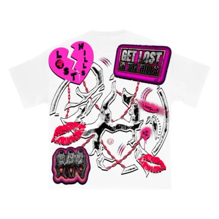 LOST HILLS LH6010 TSHIRT - WHITE