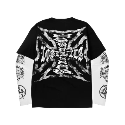 LOST HILLS LH6001 2FER LONG SLEEVE - BLACK