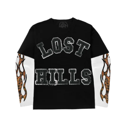 LOST HILLS LH6002 2FER LONG SLEEVE - BLACK