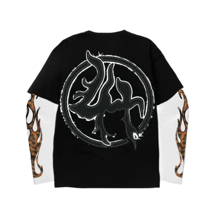 LOST HILLS LH6002 2FER LONG SLEEVE - BLACK