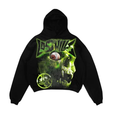 LOST HILLS LH6011 HOODY - BLACK