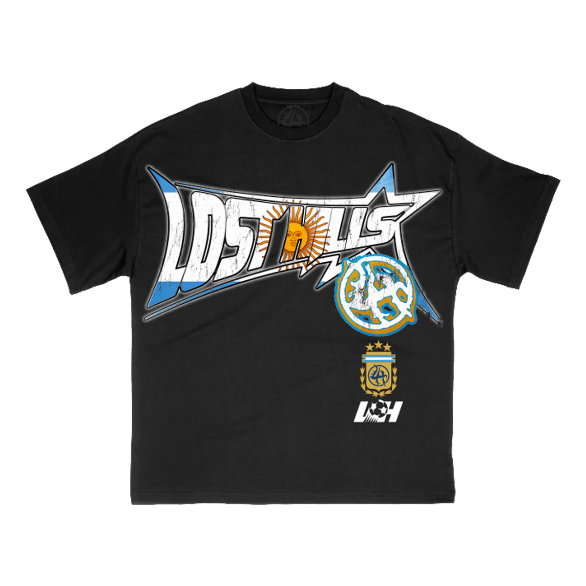 LH_WORLDCUP_12 LOSTHILLS ARGENTINA TEE - BLACK