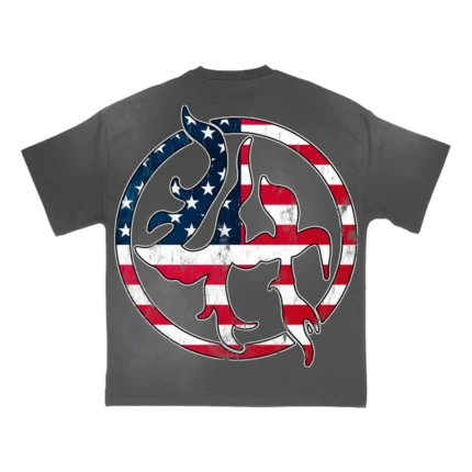 LOSTHILLS USA TEE - WASH