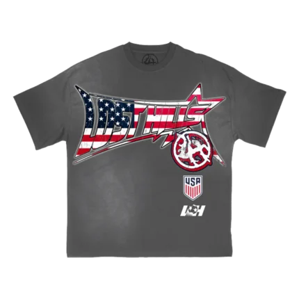 LOSTHILLS USA TEE - WASH