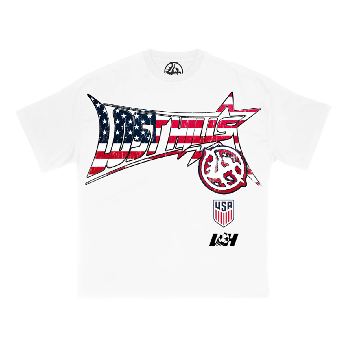 LH_WORLDCUP_22 LOSTHILLS USA TEE - WHITE