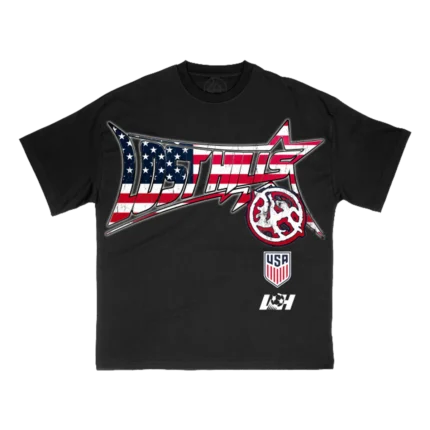LOSTHILLS USA TEE - BLACK