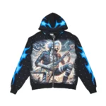 Lost Hills Stray “Rockstar Mummy” Black Full Zip Hoodie