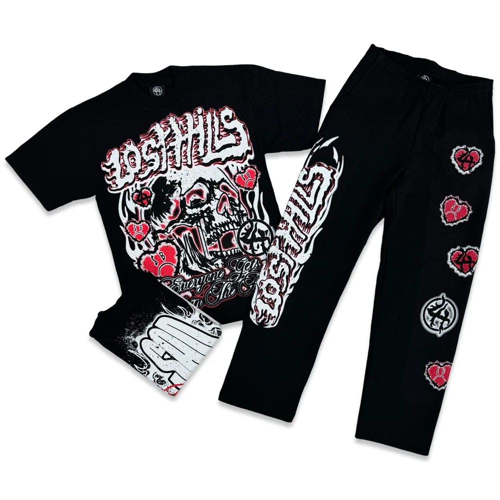 47E3CA1A-CE0B-44BF-BA42-215305F74877_1000x Lost Hills “Skull SB” Tee Jogging Set