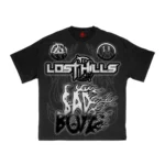 Lost Hills Sad In The Hills Tee Black