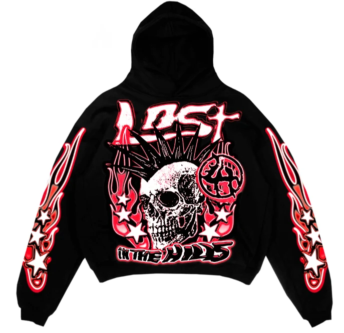 lh1_891d526b-5d23-4a60-8b7f-97589674aa8e Lost Hills Raging Skull Hoodie