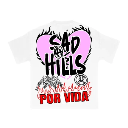 Lost Hills Broken Heart Tee White