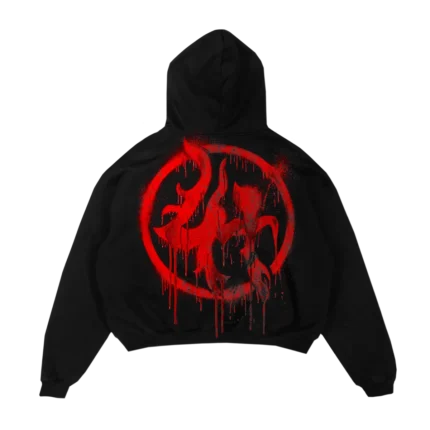 LH 0005 - BLACK HOODY