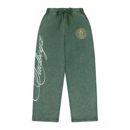 SCRIPT SWEATPANTS – GREEN