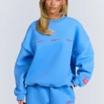 GRADIENT LOGO SWEATER SKY BLUE