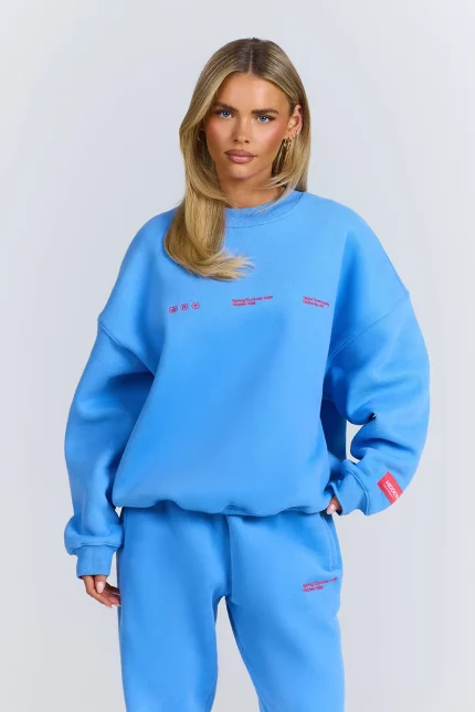GRADIENT LOGO SWEATER SKY BLUE